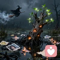 苦难就好像是巫婆一样，总是缠着我们，使着各种巫术，唯一能够对付她的方法，就是将希望种在心中，心中的梦，依靠希望获取力量。残梦的碎片汲取一滴希望之水，也能重换新的光彩