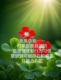 生活有三不：不抱有幻想， 不放棄機會，不停止努力。人自強則萬強！配圖