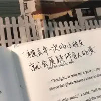 療愈，就是有一個人在你旁邊，無論你說什么，無論你多痛苦，他都能接的住。
?成長，就是有一個人在你前面，帶你到達新的高度，看見之前看不到的東西。配圖