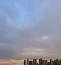 今日份好運 雨后彩虹配圖