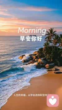 ??早睡早起，充足的9個(gè)小時(shí)睡眠，精氣神十足，開始做運(yùn)動(dòng)[太陽(yáng)]
??人，由一撇一捺相互支撐所組成，大千世界，蕓蕓眾生，種善因，得善果，種惡因，得惡果，用真正的本事為眾生點(diǎn)亮心燈和方向，祝大家今天順風(fēng)順?biāo)∨鋱D