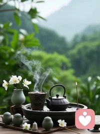 缘分天定 相处靠心 莫要外求 反求诸己 
百年修得同船渡，能走到一起，本来就是缘分。这份缘分不是强求来的，是在对的时间遇上了对的人，是天定的。
在一起的日子，有的夫妻相濡以沫，一辈子没红过脸；有的吵吵闹闹，三天两头拌嘴。没有哪一种是标准答案。只要吵完之后还知道给彼此留一盏灯，气消了还愿意坐在一起吃顿饭，这份感情就是好的。
人最容易犯的毛病，是看别人家好。看别人朋友圈里晒的浪漫，就觉得自己家不如人。你看到的是别人愿意让你看到的，你看不到的是人家关起门来的磕磕绊绊。羡慕别人是最没用的——别人的日子不是你的日子，别人的爱人不是你的爱人。
《道德经》里有一句话：“知足者富。”知道满足的人，才是真正富有的，这道理搁在感情里也通。你总觉得别人的好，你就永远觉得手里的是缺的。你回过头来仔细看看你身边这个人，他可能不浪漫，但记得你爱吃什么；他可能嘴笨，但你生病时他守在床边一整夜。这些才是真的。
感情这件事，往外面找是找不到底的。你得往心里找，你心里有他，他嘴里不说你也能感觉到；你心里没他，给你全世界你也觉得空。幸福不是别人定义的，是你自己感受的。
别拿手机里别人修过的图去丈量自己灶台边热乎乎的日子。你身边这个人，是你自己选的，是要跟你走一辈子的。好好爱他，好好过日子。就在这些柴米油盐、磕磕绊绊、相视一笑的日常里，幸福自己就长出来了。配图