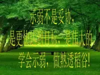 老子的老師商榮曾問老子：

“為何一個人年老時，牙齒掉光了，舌頭卻還在？”

老子回答：

“牙齒之所以都掉了，是因為它過于剛強；而舌頭知道何時展現柔弱的一面，所以能夠存在得更長久。”

生活里，我們習慣地認為只有強者，才能占上風。

但其實，那些懂得示弱的人，往往會走得更遠。

示弱不是無能，而是一種智慧。

你有沒有遇到過這樣的人：

明明做錯了事情，卻死活不肯服軟；明明不懂的東西，非要假裝很懂。

他們做任何事情，都喜歡強出頭，在別人面前，永遠不甘示弱。

而這類人的結果，往往是因為過于逞強，不肯認慫，而在現實中
處處碰壁。

真正厲害的人，遇事懂得適當示弱，永遠給自己留有一個臺階和余地。

民國時期，26歲的沈從文，已是文壇最受矚目的新星。

他有一次受邀到大學里講課，許多學生慕名而來，擠滿了整個教室。

沈從文剛走上講臺，就被當時的場面給嚇到了，他愣是在臺上呆呆地站了10多分鐘，一句話也說不出來。

等他緩過神來，才緊張地一面低著頭講課，一面在黑板上抄寫提綱。

原本預備講1個小時的課程，不到10分鐘就全部講完了。

底下的學生，開始有些躁動，小聲地議論起來。

這時候，沈從文拿起一支粉筆，轉身在黑板上寫了一句話：“今天是我第一次上課，人很多，我害怕了。”

看著這句話，臺下的學生都站了起來，回報以理解和鼓勵的掌聲。

沈從文用弱者姿態，坦誠面對了自己的不足與緊張，既得到了學生們的諒解，又化解了自己的尷尬。

聽過一句話說：

“弱者逞強，只會被人當成笑話；強者示弱，反而會贏得別人的好感。”

畢竟人無完人，每個人都有自己不擅長的一面。

內心空虛、脆弱的人，才會時時刻刻爭強好勝；心里平和的人，往往無懼別人的眼光。

示弱不僅是一種以退為進的處世方式，更是一種以柔克剛的力量，能在無形之中化解很多問題。

人生在世，過剛易折。

學會示弱，才是一種處世的大智慧。配圖
