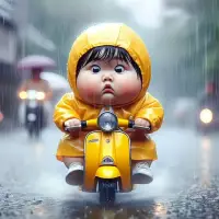 前一周的大雨使城市交通受阻，很多地方成海，皮划艇划上马路，小区也成一片海洋，趟着河走进家中。但今天太阳出来，小区恢复原样，马路恢复整洁。生活很多时候也是一地鸡毛，一团糟，无路可走，那么按着自己的方式，低头向前走，你终会看到阳光出来。不要丢掉心中梦想，拽着自己的头发，也要努力让自己向前看配图