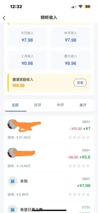 遇见一个需要帮助的人，因为我也曾经。所以退费给她。但是，系统自动给我负分。对新人不友好啊