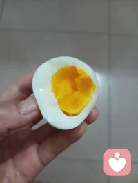 今天的雞蛋煮的剛剛好，我很滿意。在日常點滴中發現美好！??！配圖
