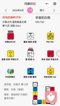 今日地球能量来到宇宙的白狗Kin130，它位于卓尔金历最中心的位置，被誉为“卓尔金历的心脏”。一个处在核心、代表着终极慈悲的印记！
核心心法：看见一切真实，依然选择爱。爱不是目标，是本来的样子。活出无条件之爱得学会先爱自己。
实操建议：
晨起手放心口，深呼吸7次：“我允许自己如其所是。”
写“忠诚清单”：三件真正想做的小事，逐一兑现，完成后说：“我值得被自己优先照顾。”
犯错时摸心口：“没关系，这就是人类的样子。”
给一人“无条件5分钟”：只听不分析，不说建议。
温柔拒绝：“我爱你，但我先照顾自己的心。”
开工前涂油在心轮：“我所做的一切，都是爱的延伸。”
表达前问：“这句话出于恐惧还是真心？” 如是前者，改写。
做一件无人知晓的善行（浇水、擦台面）。
扩胸拉伸或躺下打开胸腔5分钟。
20秒拥抱（或抱枕头/裹紧毯子），对自己说：“我陪伴你。”
7分钟小仪式：对镜看眼2分钟，把花贴心上，饮水收尾。
一句话肯定语： “我存在，就是爱的证明。”