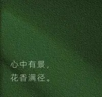重視自己的心理成長。
重視孩子的心理撫養。
心中有景，花香滿徑。配圖