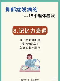抑郁的15個軀體化癥狀配圖