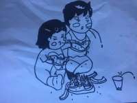 我们最大的误区是以为精神问题是可以被教育的，我们很多人热衷于说教，其实我们需要关闭我们的嘴，打开我们的心，用最简单的陪伴去给予爱，对待孩子，对待亲人，对待朋友都是如此。配图