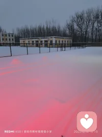 飘飘洒洒天上来，，
银装素裹满地白。
好似绒花漫天舞，
扫青世界万尘埃。配图