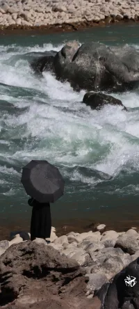 現實是此岸，理想是彼岸，中間隔著湍急的河流，行動則是架在河上的橋梁。配圖