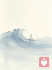 🌊
我们总以为自己是乘风破浪的冲浪者
要掌控情绪、找准方向、对抗所有起伏
后来才懂
原来每个人，都只是大海里一朵自然而然的浪花
 
不必强迫自己永远坚定、永远清醒、永远奔赴前路
迷茫是潮起，停滞是潮落
起落徘徊，本就是生命常态
 
不用做谁的救赎，不必强行驾驭风浪
安稳接纳自己的起伏，温柔陪伴他人的流转
允许一切自然而然，就足够有力量！
