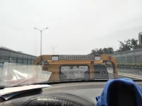 氣溫最高的時候，坐在車上車里……真想讓師傅靠邊，去買些孜然和辣椒面????????配圖
