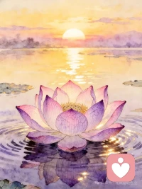 这朵莲花，非常饱满，代表圆满，纯洁；智慧

太阳从东方升起，代表光明，未来，积极，

我是新人咨询师沐春，很高兴和大家相识，