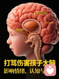 打骂孩子，孩子的大脑的杏仁核会长期处于战  逃   木僵状态

从而负责记忆的海马体停止工作

想让孩子记忆好，先让孩子建立和学习良好的情绪体验
