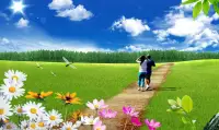 清晨感悟：你得承認(rèn)大自然的能量釋放，春夏秋冬，風(fēng)霜雨雪，萬物更迭，生生不息，到什么時候來什么！當(dāng)植物需要陽光時，久違的太陽露出了笑臉，當(dāng)大地旱的干裂時，雨神來了??。崇山、峻嶺、小河、流水，大自然給我們帶來了美景；洪水、地震、海嘯，水患，也帶來了深重的災(zāi)難和次災(zāi)難，幾天前四川省彭州市龍門鎮(zhèn)龍漕溝山洪突發(fā)，致使游客受傷和喪生，這是很悲哀的事情，證明人類在大自然的災(zāi)難面前還真是蒼白無力的。捫心自問，我們是否慢待了大自然，缺少了對大自然的敬畏！沐浴歡笑中，相聚把友送。望君多保重，情誼擁入夢。好歌分享，一首《祝你一路順風(fēng)》，送給遠行新疆的朋友，祝工作、生活雙美麗！哈哈??各位早上好！配圖