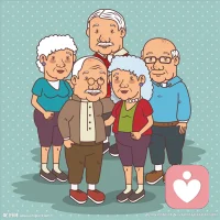 老年人如嬰兒般有依戀心理，所以常稱老人是“老小孩”！他們需要親人的陪伴和全社會的關愛，走進他們的生活，融入他們的生活，為他們在衣、食、住，行、醫、文化等生活方面上，提供助殘，助餐，助潔，助急，助醫，助浴等服務便利，使他們感受溫暖，不在孤獨。配圖