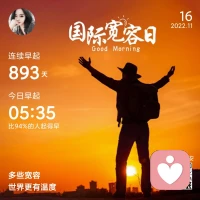 無論有多困難，都堅強地抬頭挺胸，人生是一場醒悟，不要昨天，不要明天，只要今天。配圖