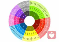 情緒羅盤：最內(nèi)圈是最常見和基礎(chǔ)的情緒及感受，外圈是這個(gè)基礎(chǔ)情緒拓展出來(lái)的情緒和感受。
每當(dāng)有情緒的時(shí)候，就向內(nèi)看，增強(qiáng)自我覺察。配圖