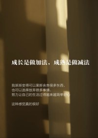 所有的积累期都是宝贵的，每一步都算数。我们花的所有时间和精力都是无形资产，别人抢都抢不走，越来越无可取代。配图