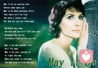 愿有一顆慕辰的星，照耀著你；即使黑暗降臨，你也將懷揣著一顆真誠的心。配圖