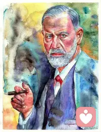 我喜歡佛洛依德！我欣賞他的大智、高傲甚至自負。
但關于夢的解析，我持保留態度。如果來訪者知道夢的意義，為什么需要我們詮釋呢？在咨詢師的陪伴下，通過重回夢境積極想象、意象對話和情緒聚焦的方式體悟夢不是更好嗎？希望老爺子不會生氣…配圖