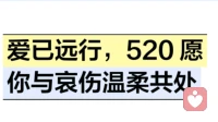 爱已远行，520 愿你与哀伤温柔共处