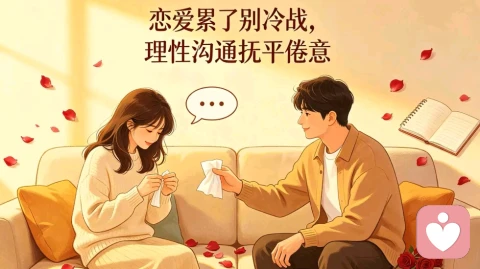 恋爱累了别冷战,理性沟通抚平倦意