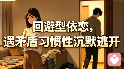 回避型依恋，遇矛盾习惯性沉默逃开