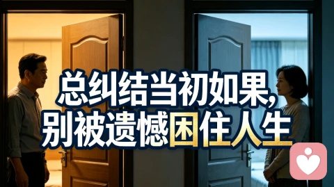 总纠结当初如果，别被遗憾困住人生