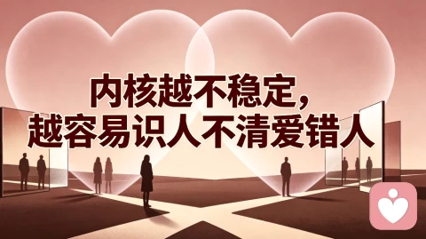内核越不稳定，越容易识人不清爱错人