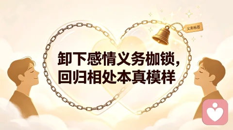 卸下感情义务枷锁，回归相处本真模样
