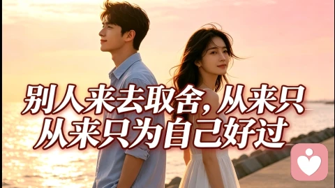 别人来去取舍，从来只为自己好过