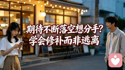 期待不断落空想分手？学会修补而非逃离
