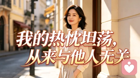 我的热忱坦荡，从来与他人无关