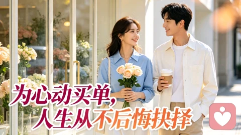 为心动买单，人生从不后悔抉择