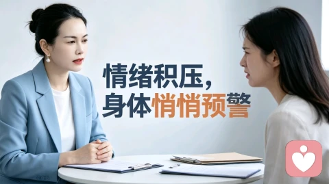 情绪积压,身体悄悄预警