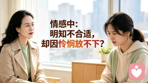 情感中:明知不合适,却因怜悯放不下?