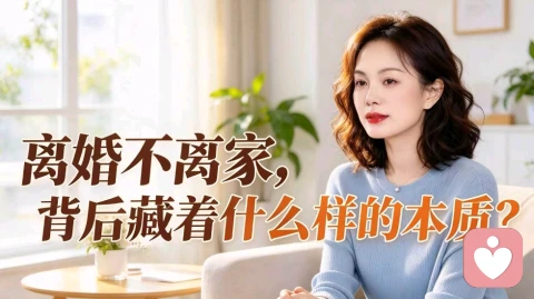 离婚不离家,背后藏着什么样的本质?