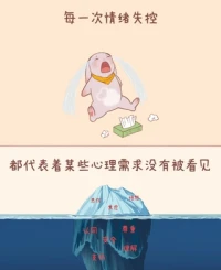 情緒來了
但情緒也會走的
請和我們一同正視情緒
由它來，任它走
請相信一切都會好的~配圖