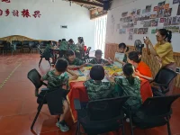 以財富流沙盤，開啟孩子們的感恩之旅配圖