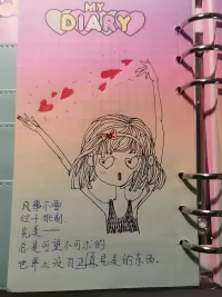 原圖是那樣的
我畫的卻是這樣的。
哈哈哈哈哈接受不完美。配圖