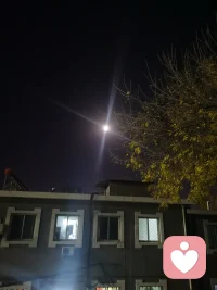 今晚的月亮真美！希望大家的心情同樣的美！配圖