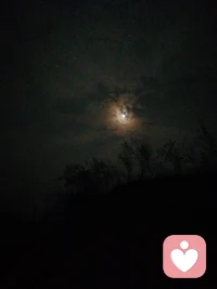 朦朧的月，溫暖了寒冬里前行人的心配圖