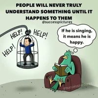 有真正的感同身受嗎？別人對你的評價多半代表他們的認知，所以不要活在別人的期待里。配圖
