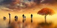 靈性次元
  我們都是父母所生。我們所屬的家族，有無數(shù)祖先在我們背后，并且依然影響著我們。那些祖先們被很多不同的事件橫掃過，被不同的命運驅(qū)使著，被迫走在不同的方向上；我和你都以某些特定的方式被束縛和糾纏著，我和你也有不同的限制以及不同的可能性。我們都以不同的方式敞開或封閉著。
   所以當(dāng)我與他人相遇時，我必須超越性地看待站在我面前的這個人，要看到他的父母、兄弟姐妹、祖先以及所有發(fā)生在家族里的事情。我要看到這個家族成功完成的事情，也要看到正在進(jìn)行中的事情，以及那些依然需要一個美好的結(jié)束去完結(jié)并允許它完結(jié)的事情。配圖