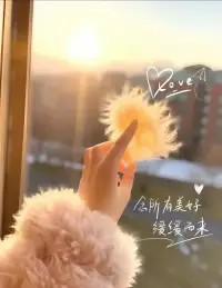 該放的放，該忘的忘，
積極樂觀，好運自來。配圖
