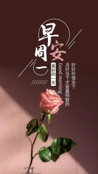 做人，就要像花一樣，無論，有沒有人觀賞，但您一定要綻放，您要用快樂帶動(dòng)心情，用執(zhí)著追求事業(yè)，用觀念導(dǎo)航目標(biāo)，用平衡的心態(tài)，解決困難，用真誠(chéng)對(duì)待朋友，用感恩回報(bào)對(duì)待人生，用努力付出追求幸福。早安！配圖