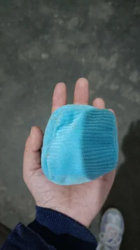 我媽給外甥女做的繡球，先被我玩一天！配圖